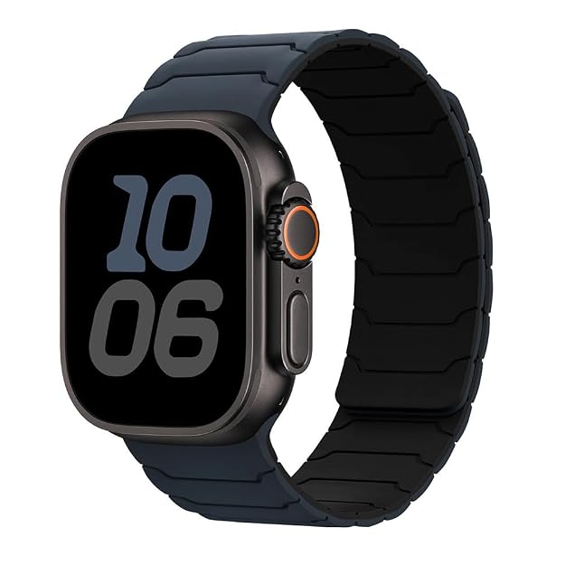 Textured Magnetic Silicone Band