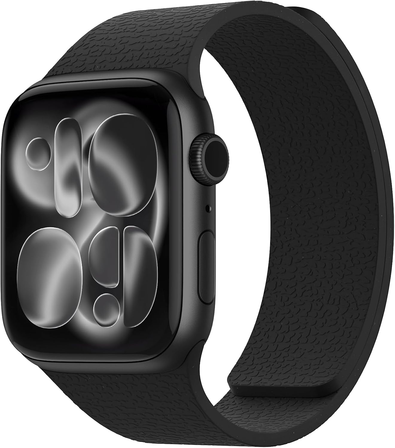 Magnetic Silicone Band — Black
