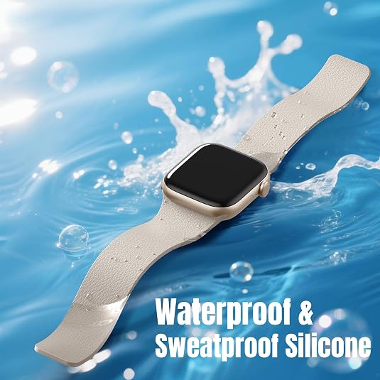 Sport Magnetic Silicone Band — White