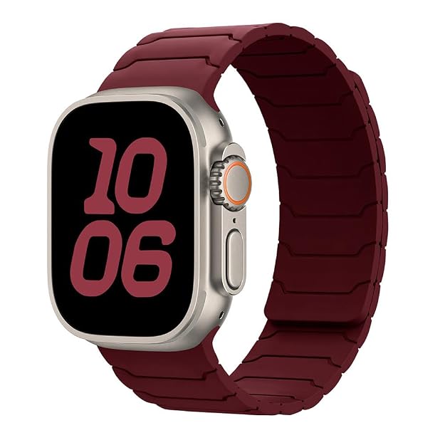 Textured Magnetic Silicone Band