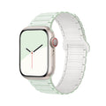 Magnetic Silicone Band — Mint / White