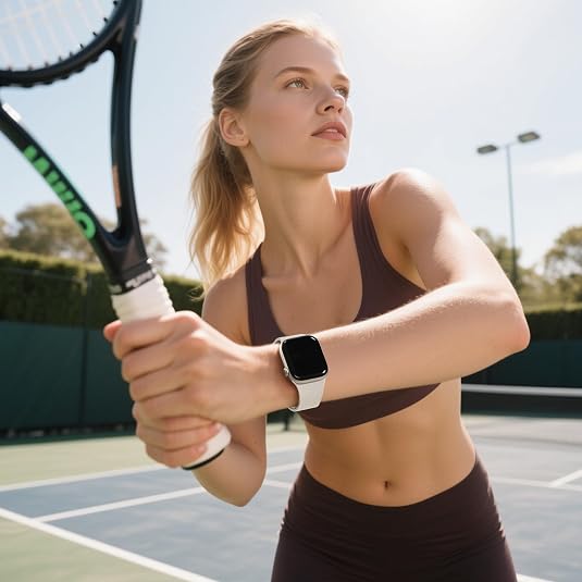 Sport Magnetic Silicone Band — White