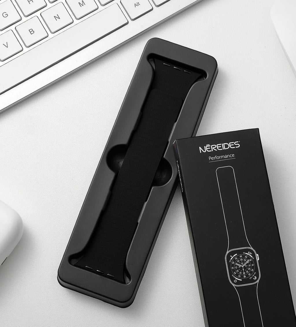 Magnetic Silicone Band — Black