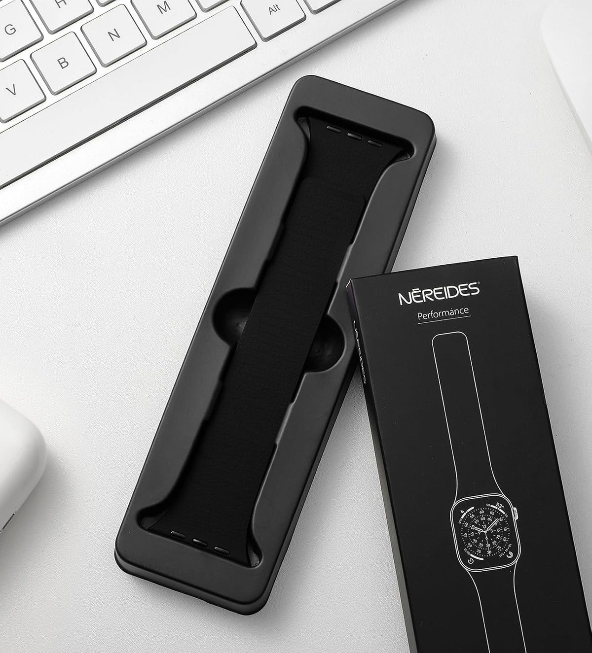 Magnetic Silicone Band — Black